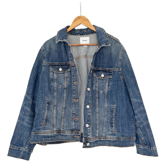 Old Navy Jackets & Blazers - Old Navy Classic Denim Jacket Medium Wash Blue XXL